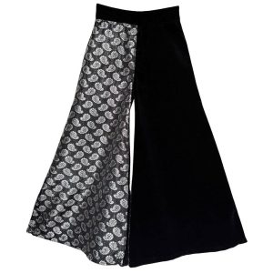 Flare bicolore lurex velours