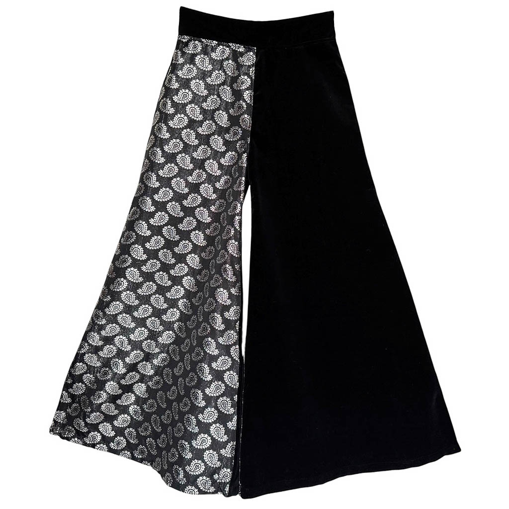 Flare bicolore lurex velours – Image 2