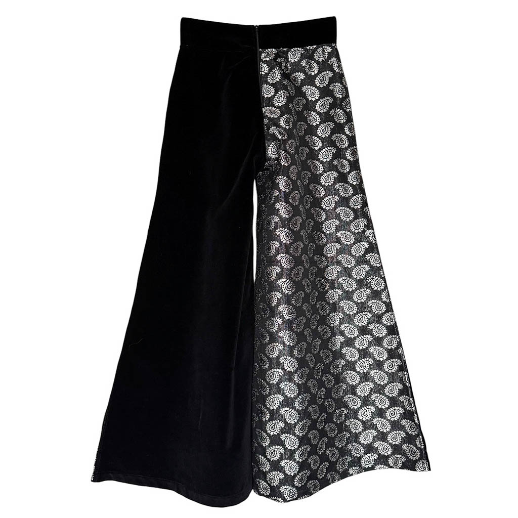 Flare bicolore lurex velours – Image 4