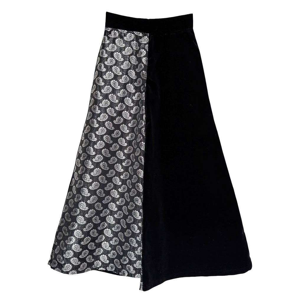 Flare bicolore lurex velours – Image 3