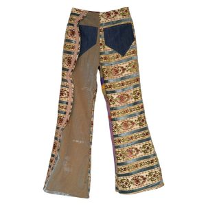 Bootcut velours canevas