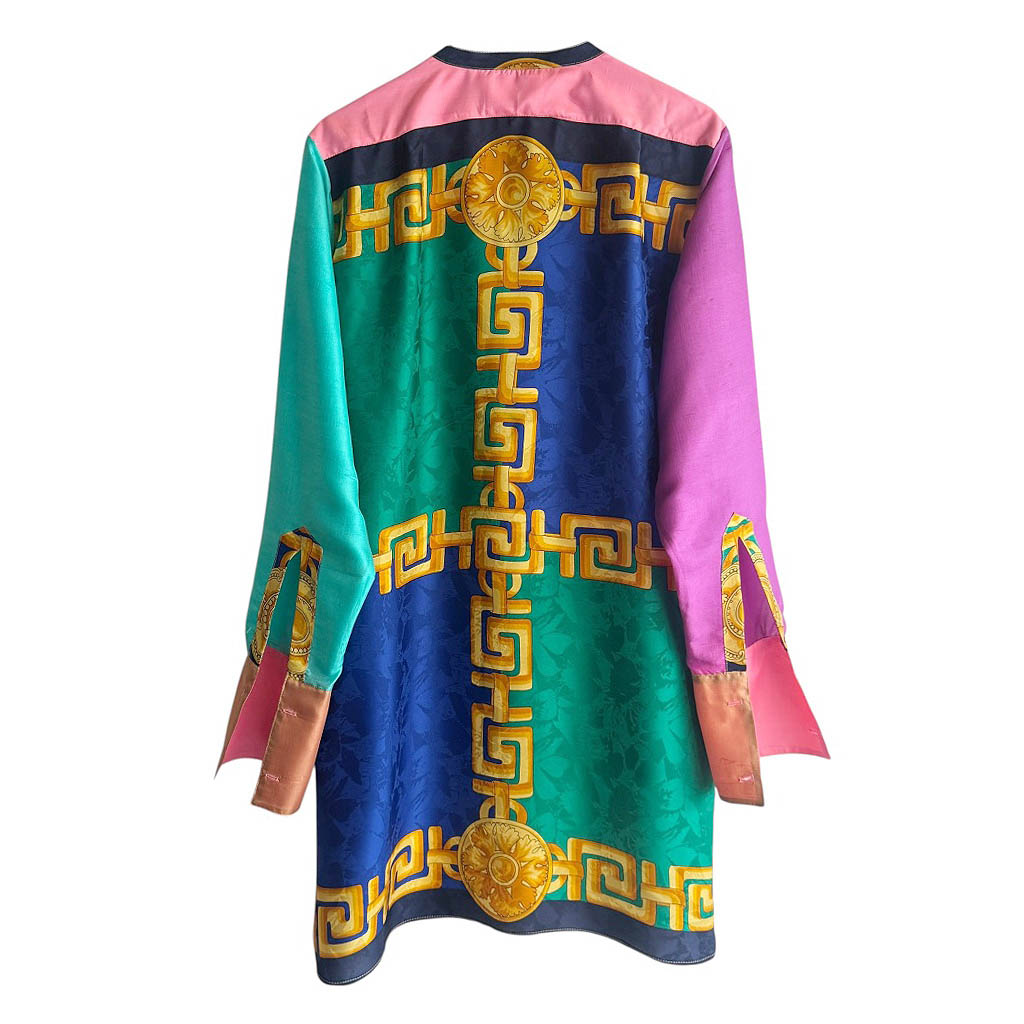 Chemise soie Plastron anémones – Image 3