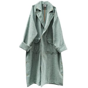 Manteau OV Owl laine pied de poule canard