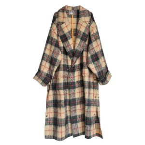 Manteau OV Owl Tartan mohair N10