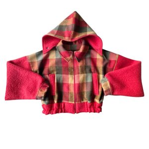 Bombers laine tartan orange N7
