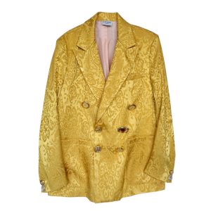 Costume croisé Damas or