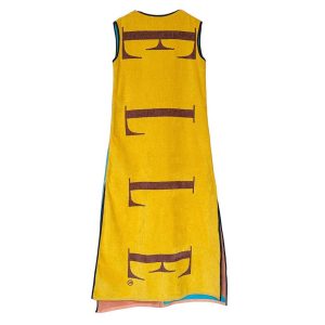 Longue robe éponge ELLE