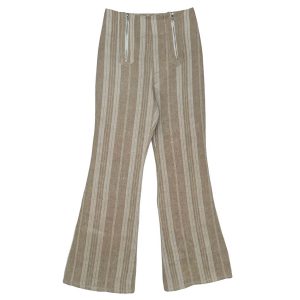 Bootcut denim matelas rayé