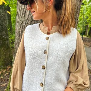 Gilet Natacha Ecru