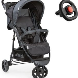 Poussette Hauck Citi Neo 2 Compacte 3 Roues – Légère avec Volant Enfant et Accessoires
