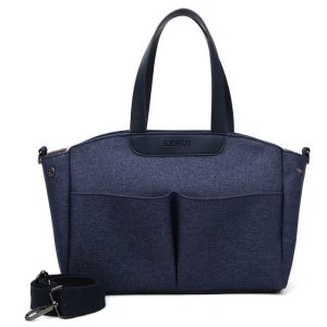 Sac à langer à anses (Bleu)