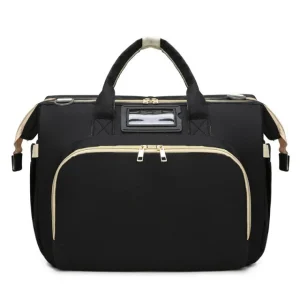 Sac à langer bébé lit (noir)