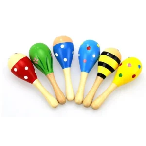 Maracas en Bois Bébé