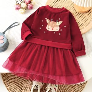 Ensemble De Noël & Fêtes Enfant Faon